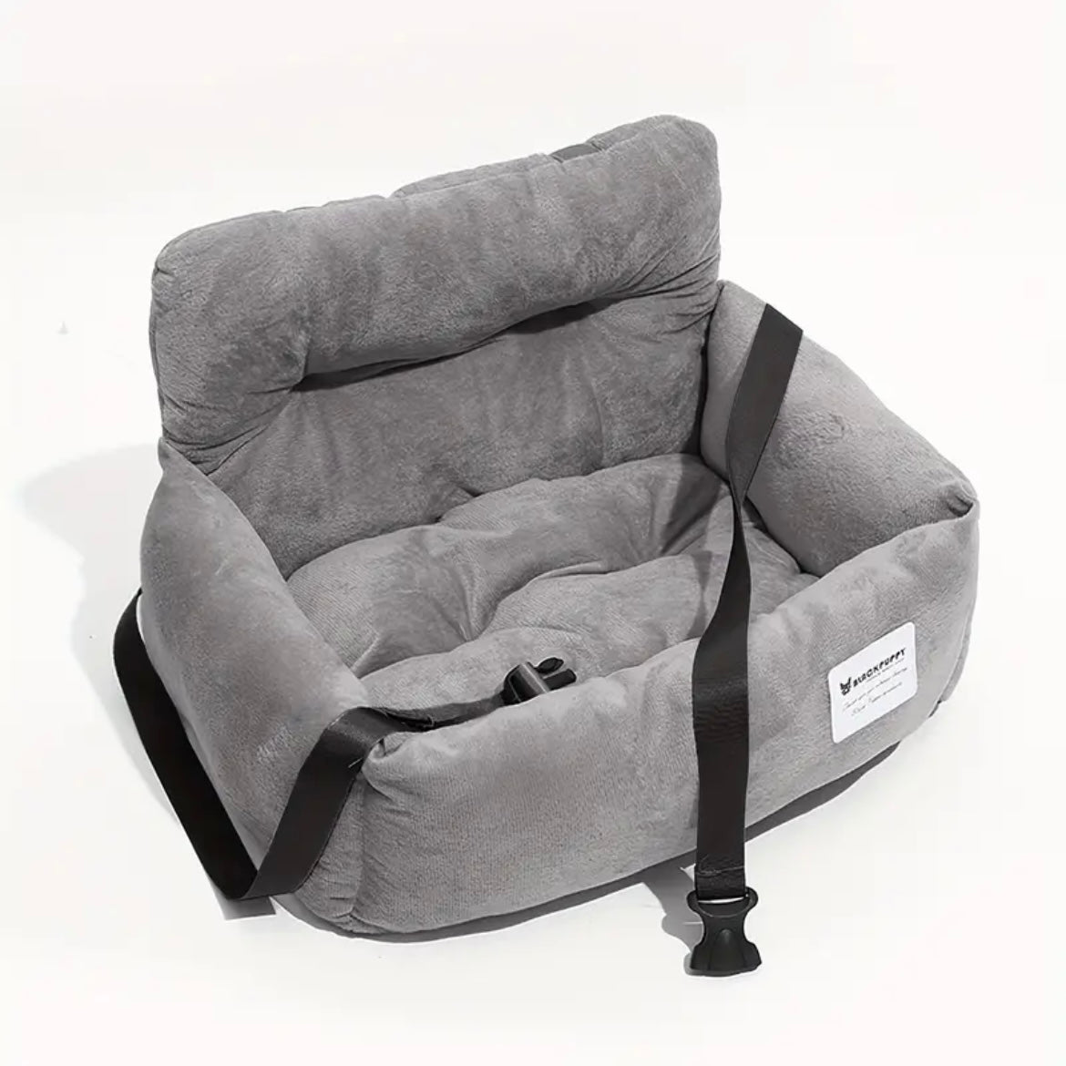 Плюшена седалка за пътуване Medium Gray