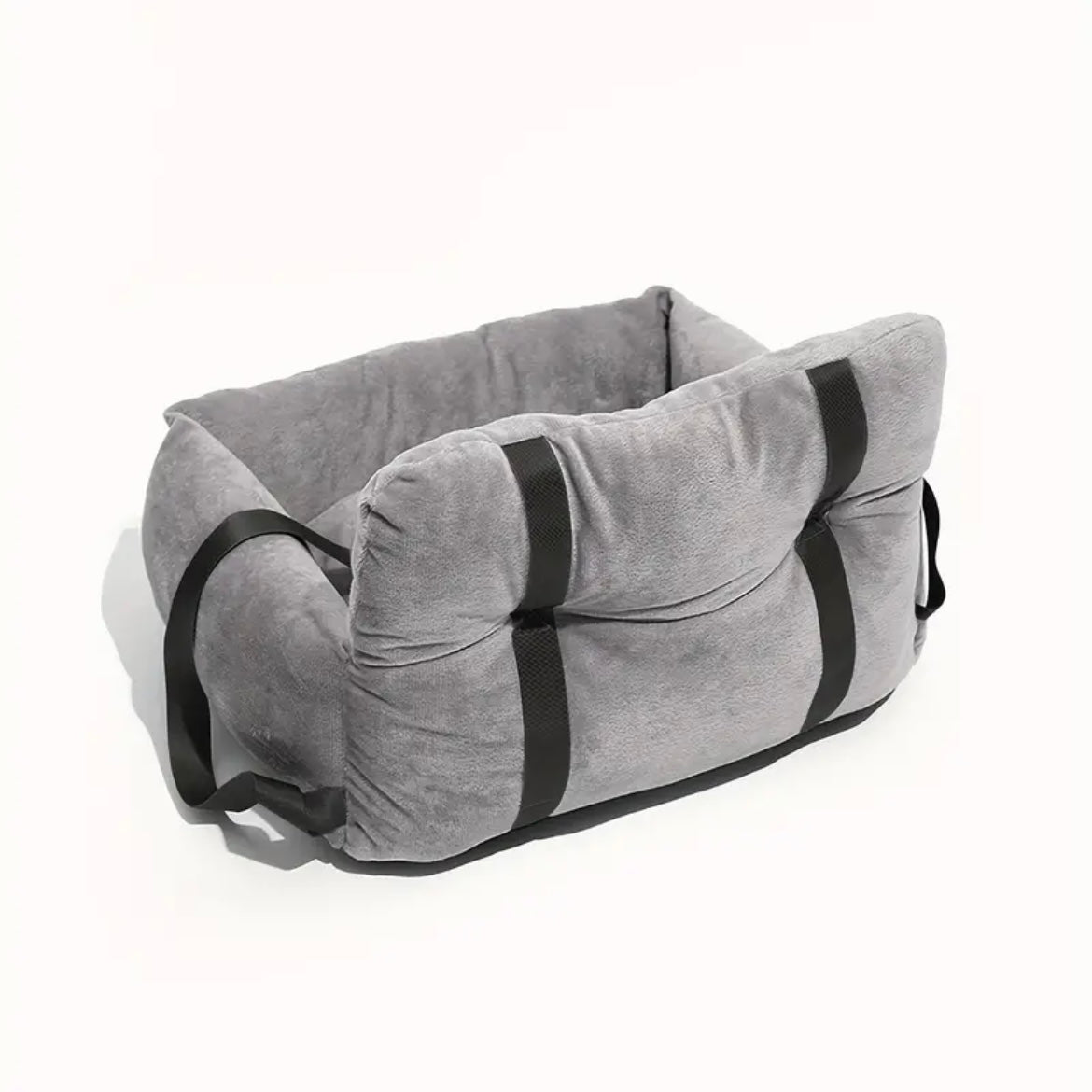 Плюшена седалка за пътуване Medium Gray