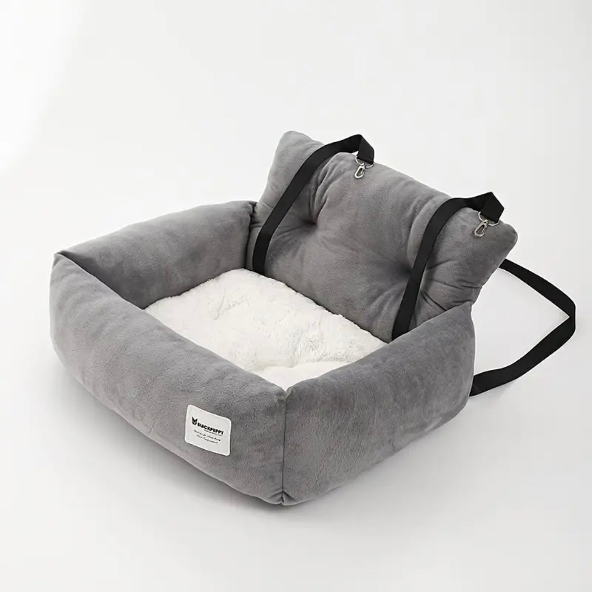Плюшена седалка за пътуване Medium Gray
