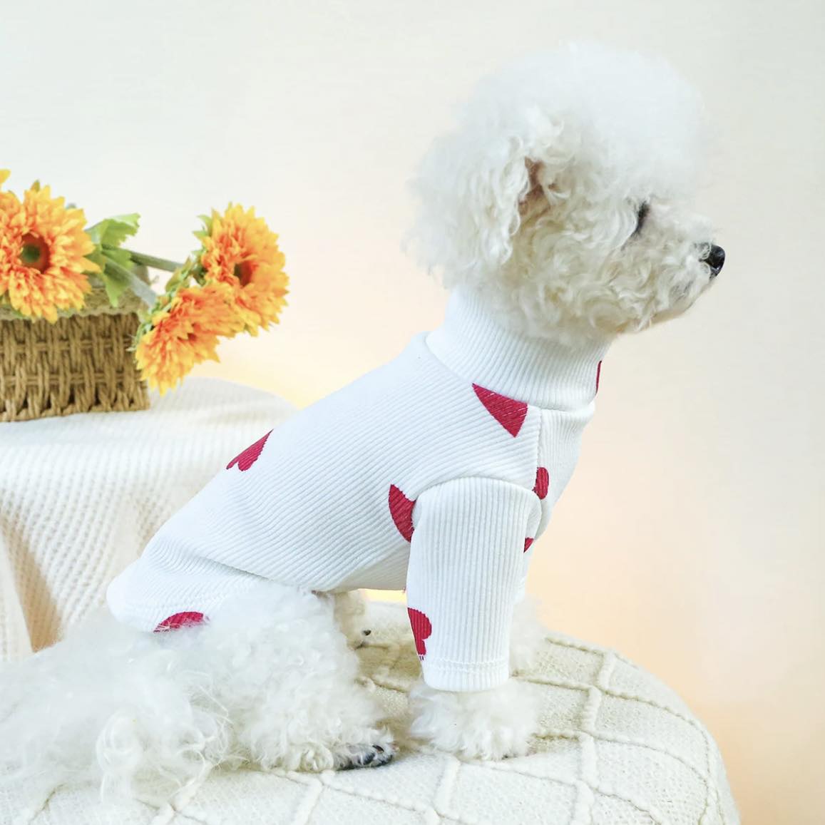 Блуза HEART WHITE