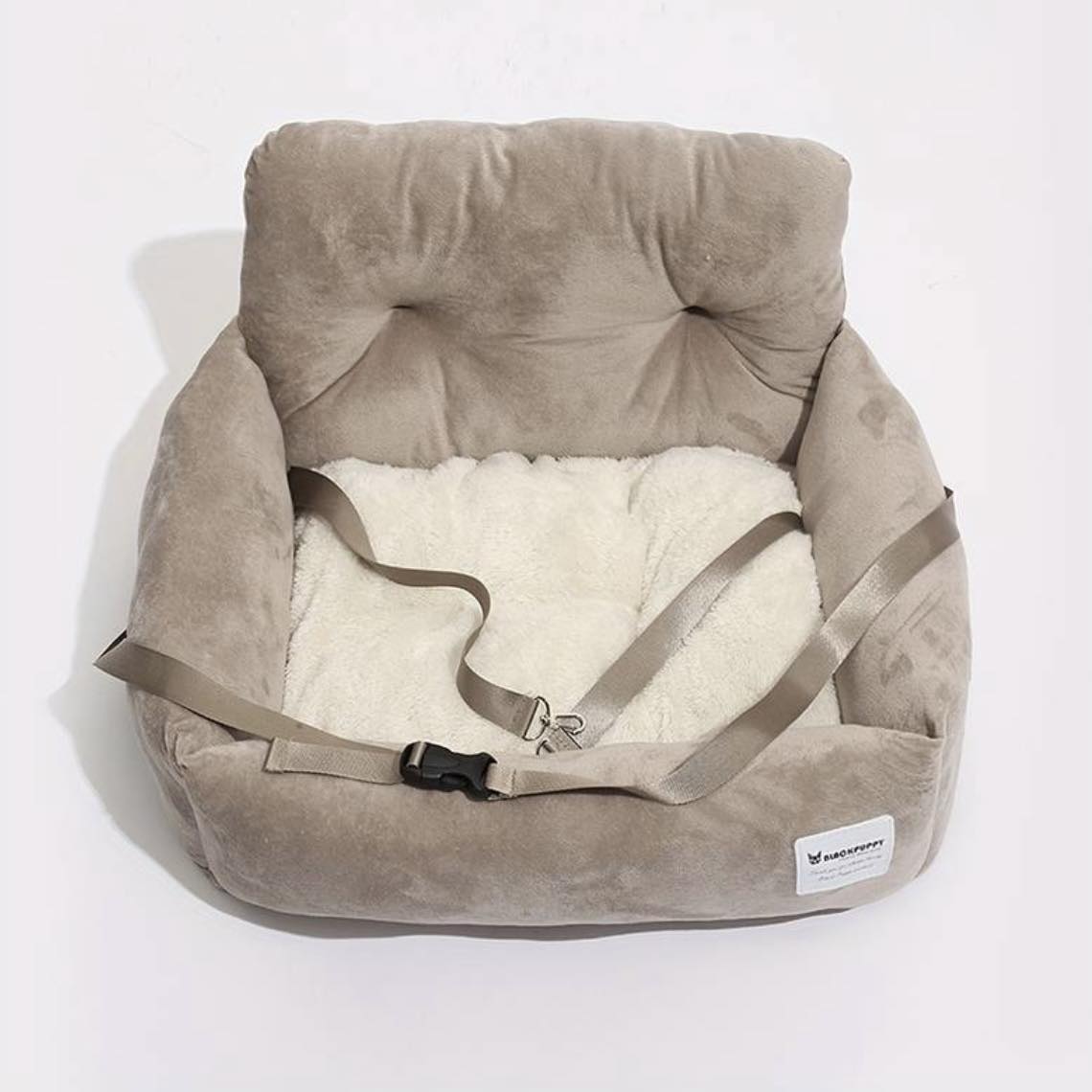Плюшена седалка за пътуване Medium Beige