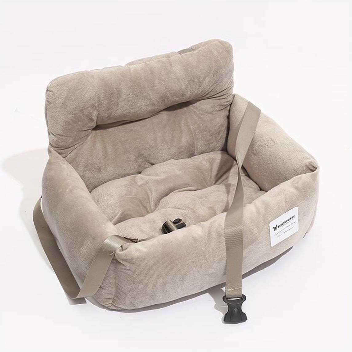 Плюшена седалка за пътуване Medium Beige