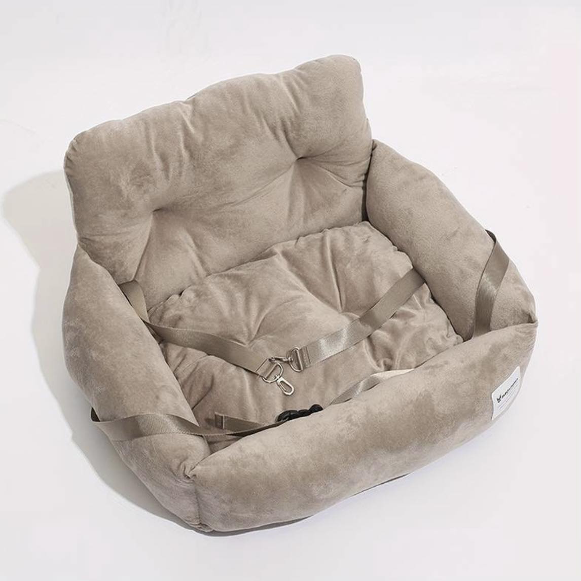 Плюшена седалка за пътуване Medium Beige