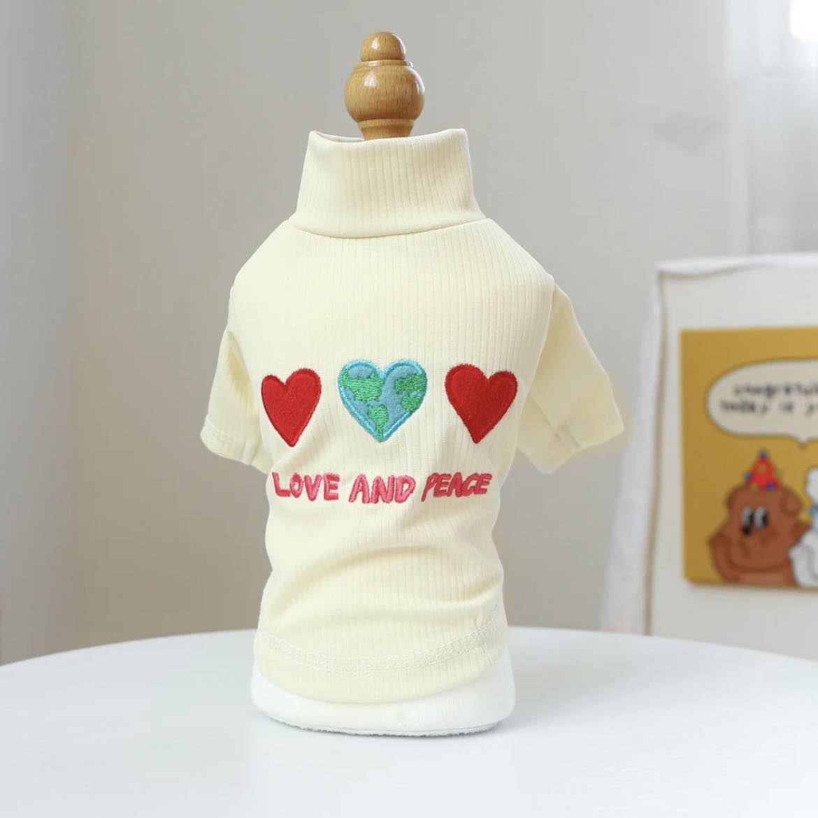 Блуза LOVE & PEACE CREME