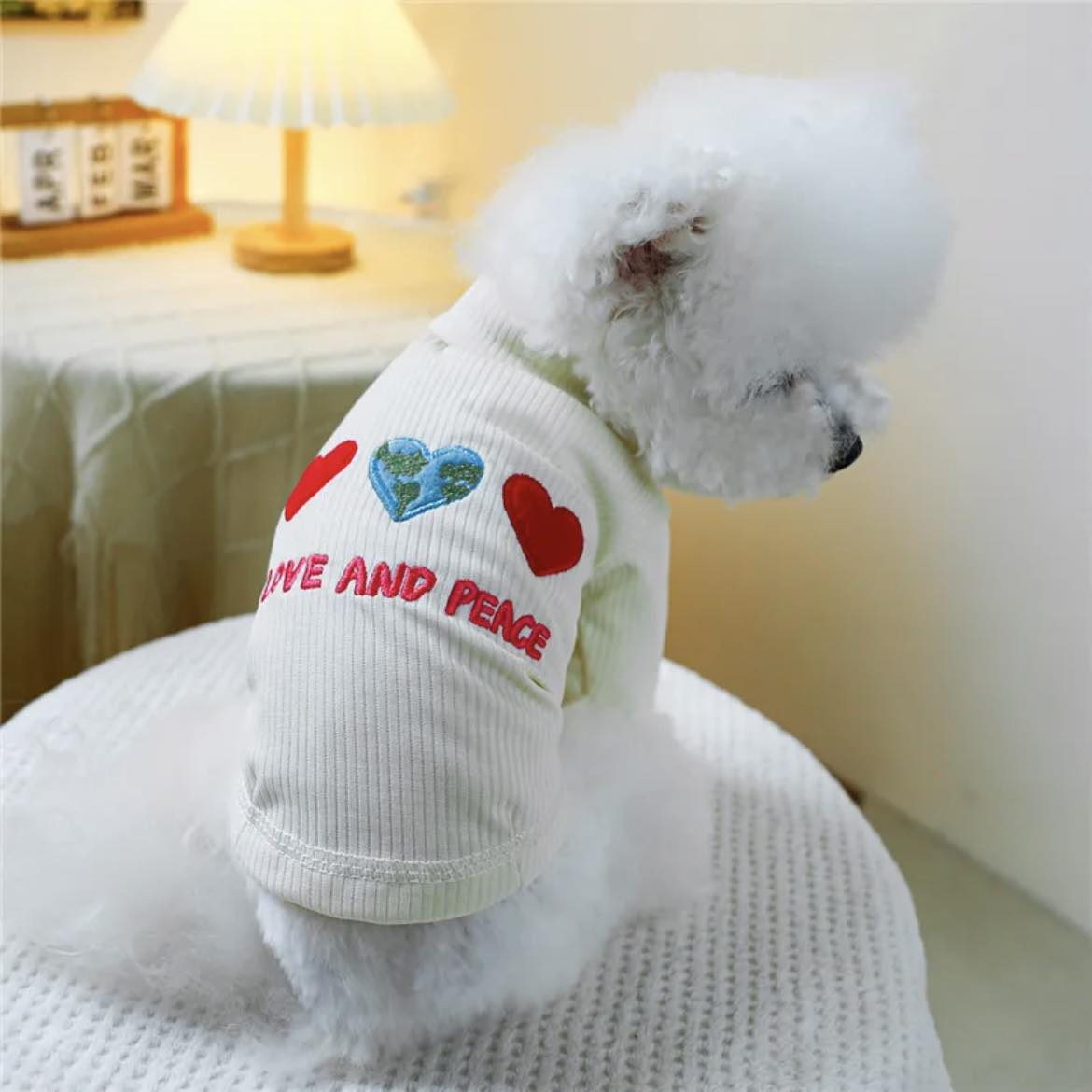 Блуза LOVE & PEACE CREME