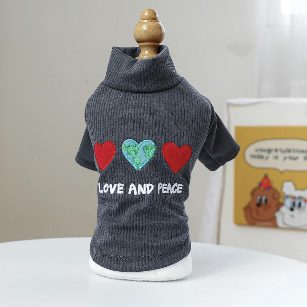 Блуза LOVE & PEACE GRAY