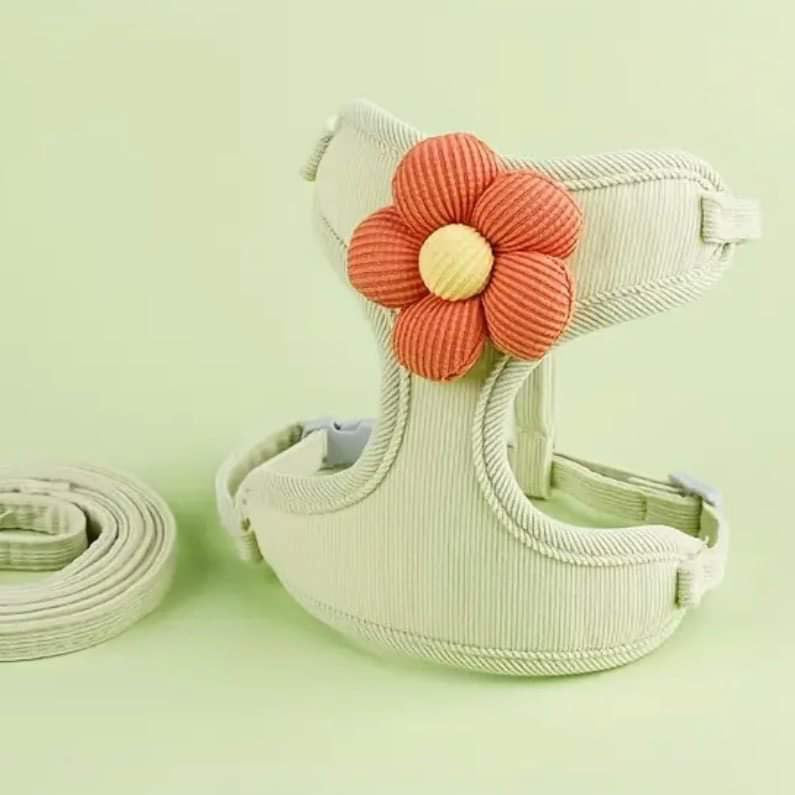 Нагръдник с повод FLOWER