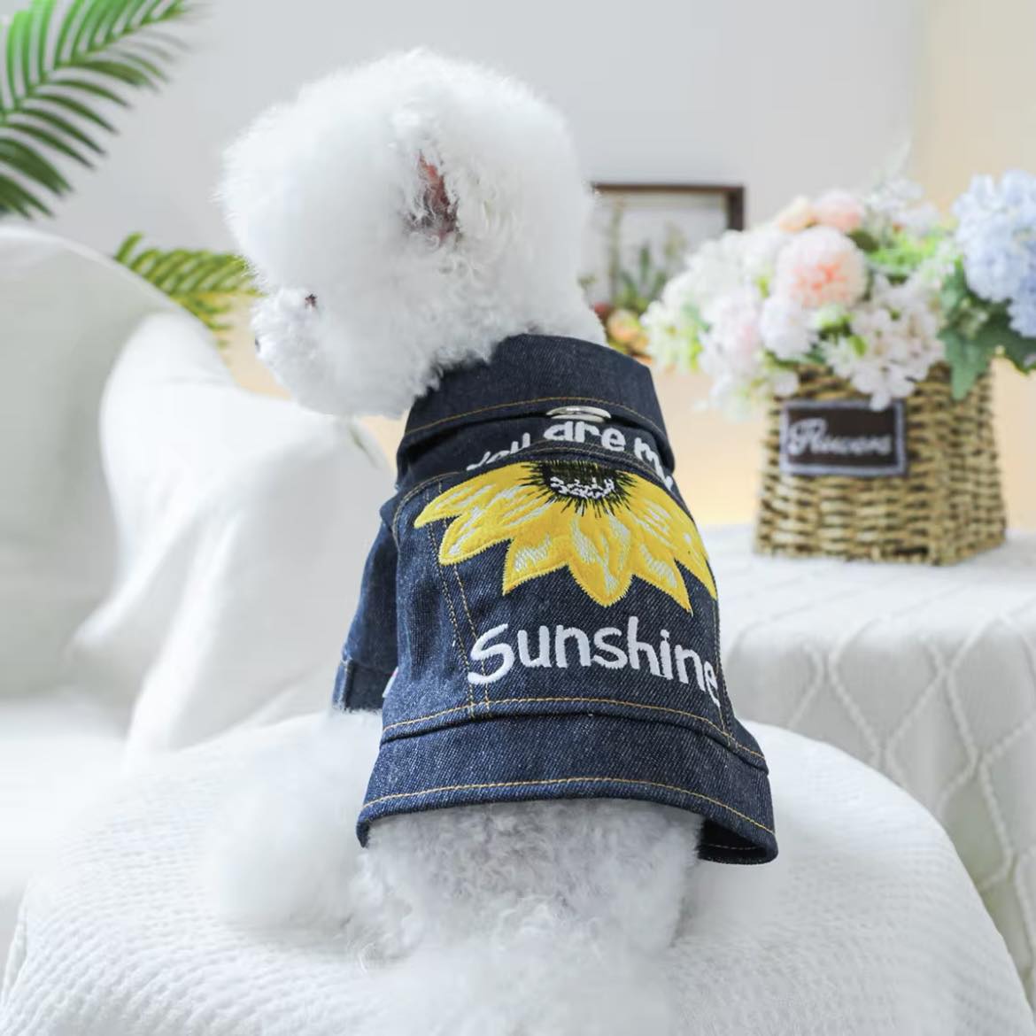 Дънково яке с копчета SUNSHINE