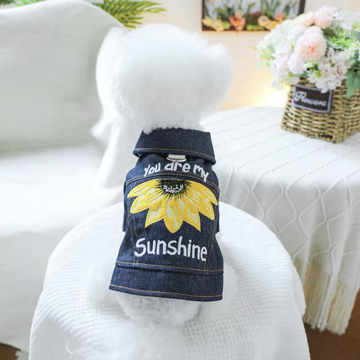 Дънково яке с копчета SUNSHINE