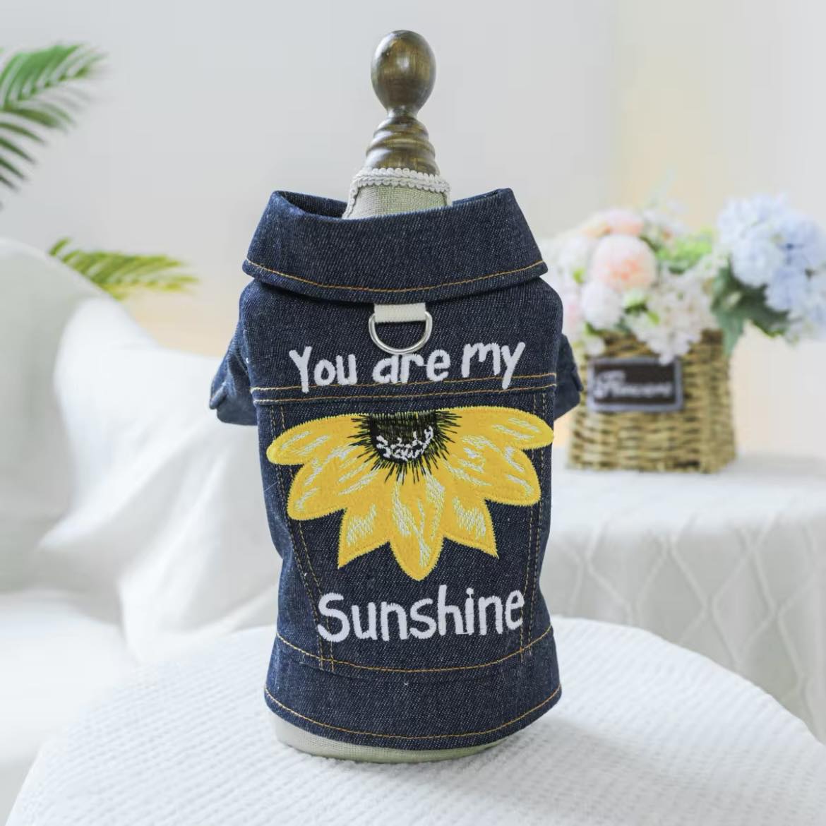 Дънково яке с копчета SUNSHINE