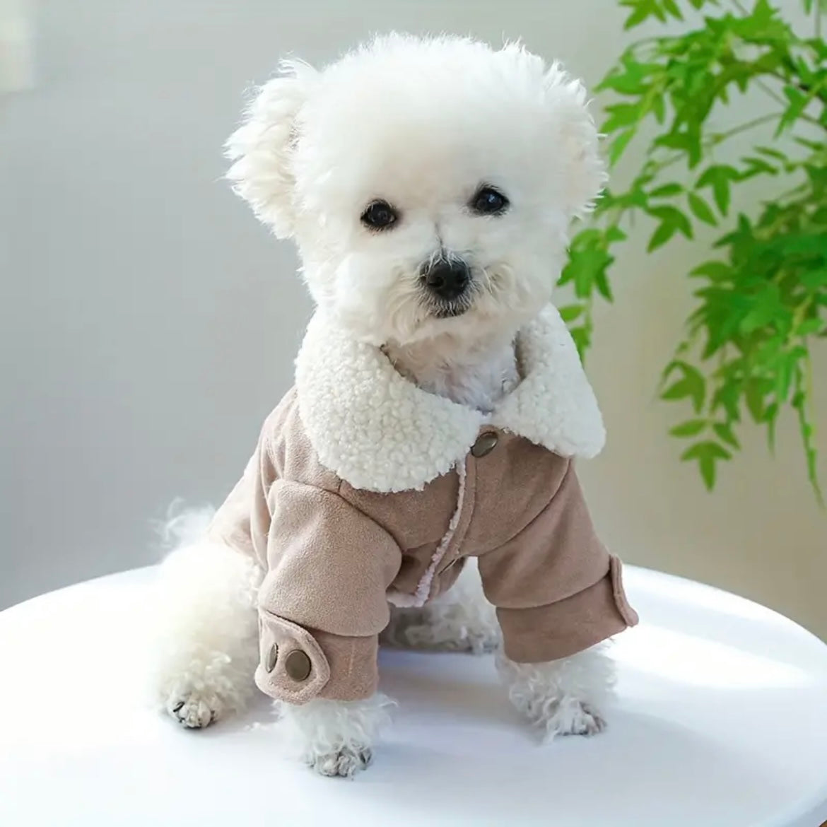 Зимно топло яке BEIGE