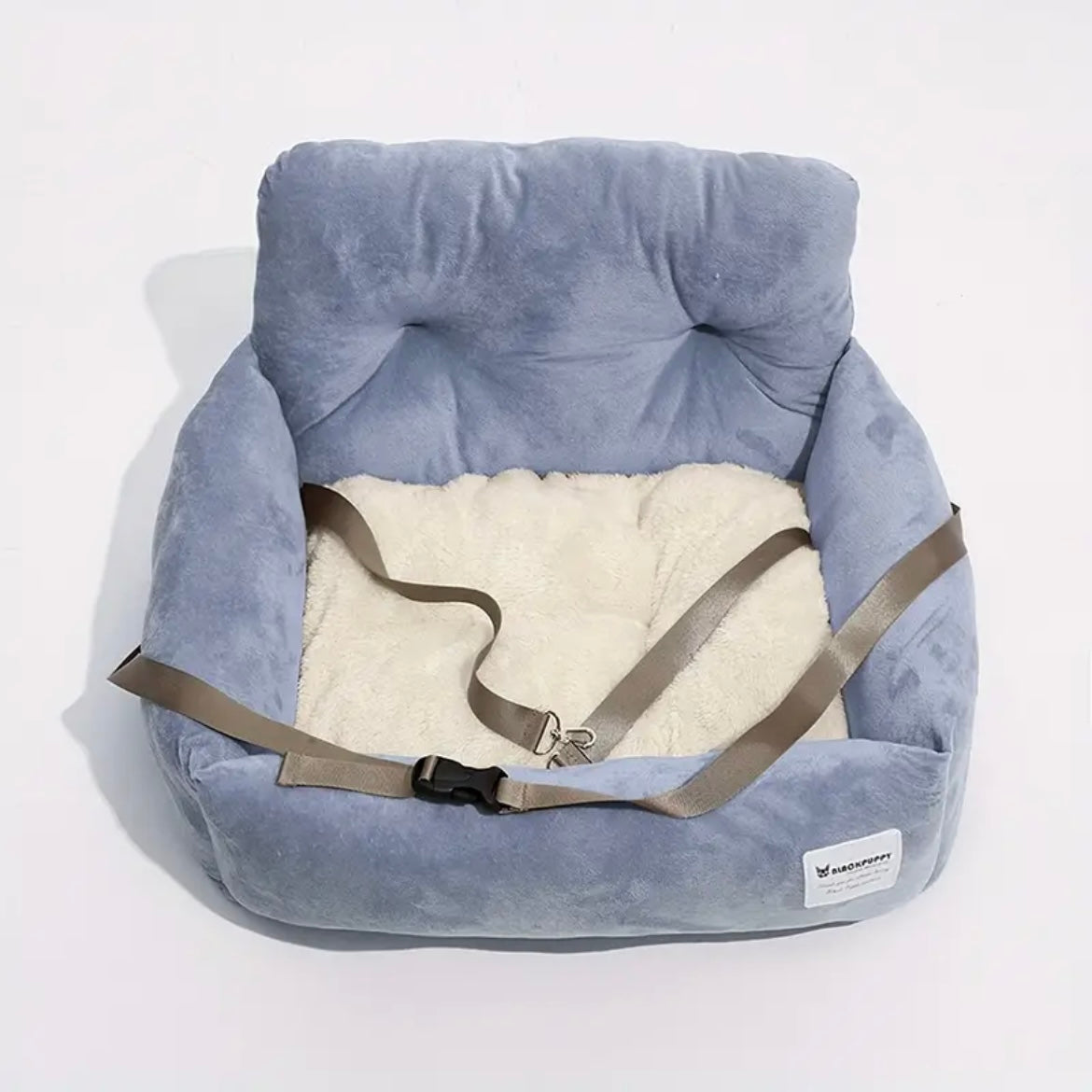 Плюшена седалка за пътуване Small Blue