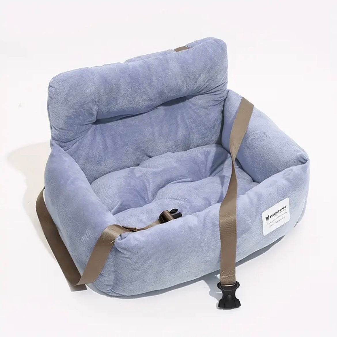 Плюшена седалка за пътуване Small Blue