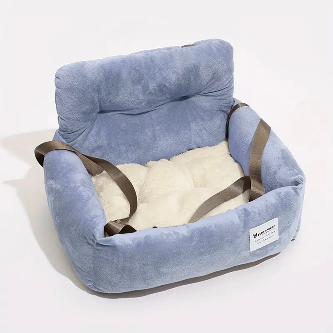 Плюшена седалка за пътуване Small Blue