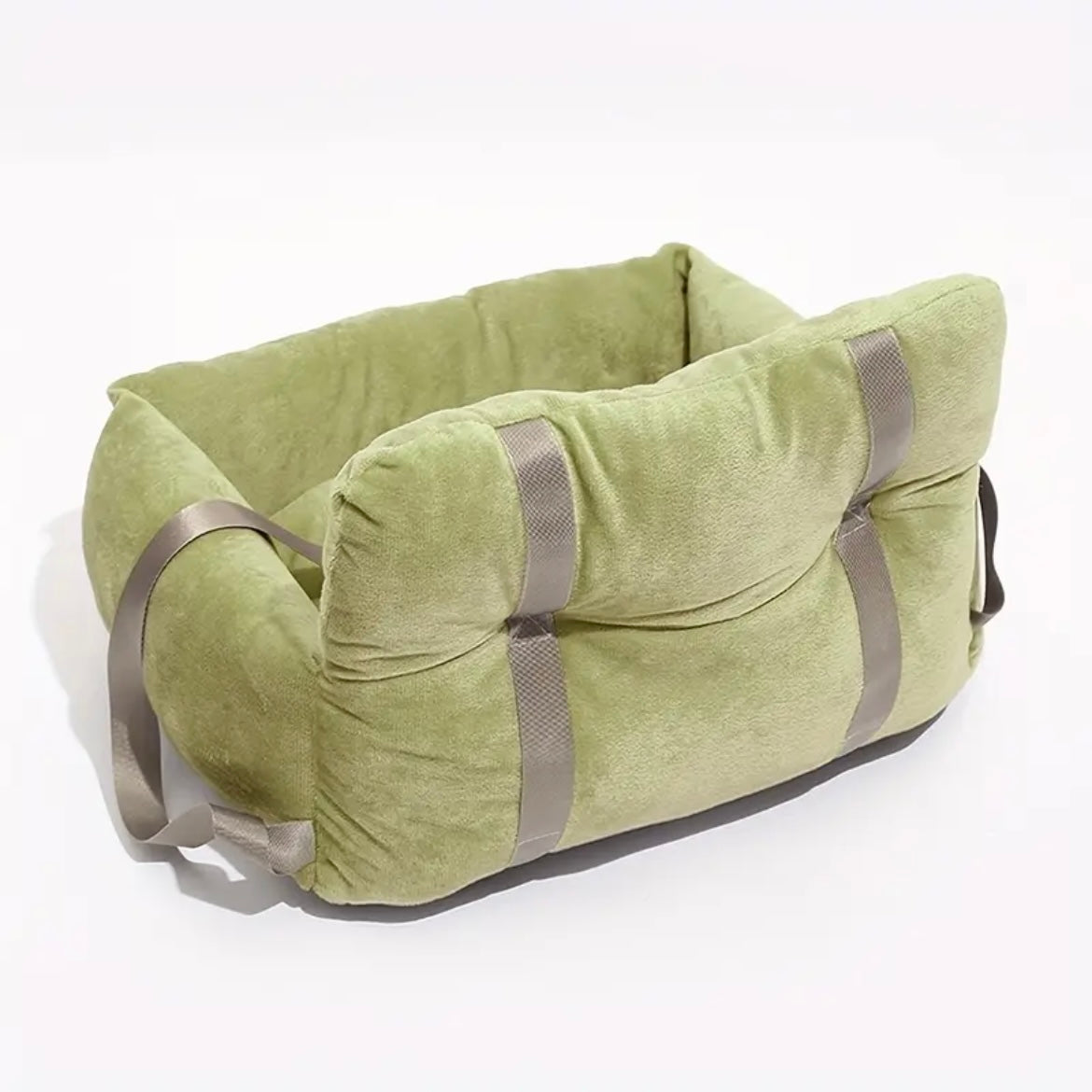 Плюшена седалка за пътуване Small Green