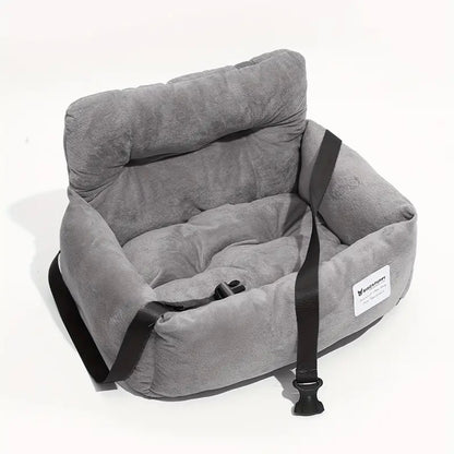Плюшена седалка за пътуване Medium Gray