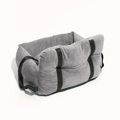 Плюшена седалка за пътуване Medium Gray