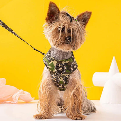 Нагръдник с повод CAMOUFLAGE