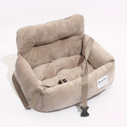 Плюшена седалка за пътуване Medium Beige