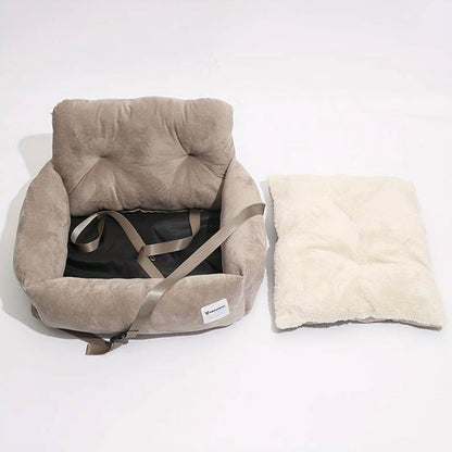Плюшена седалка за пътуване Medium Beige