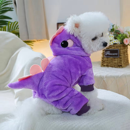 Зимен гащеризон за домашни любимци PURPLE