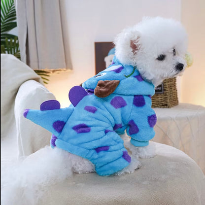 Зимен гащеризон за домашни любимци BLUE