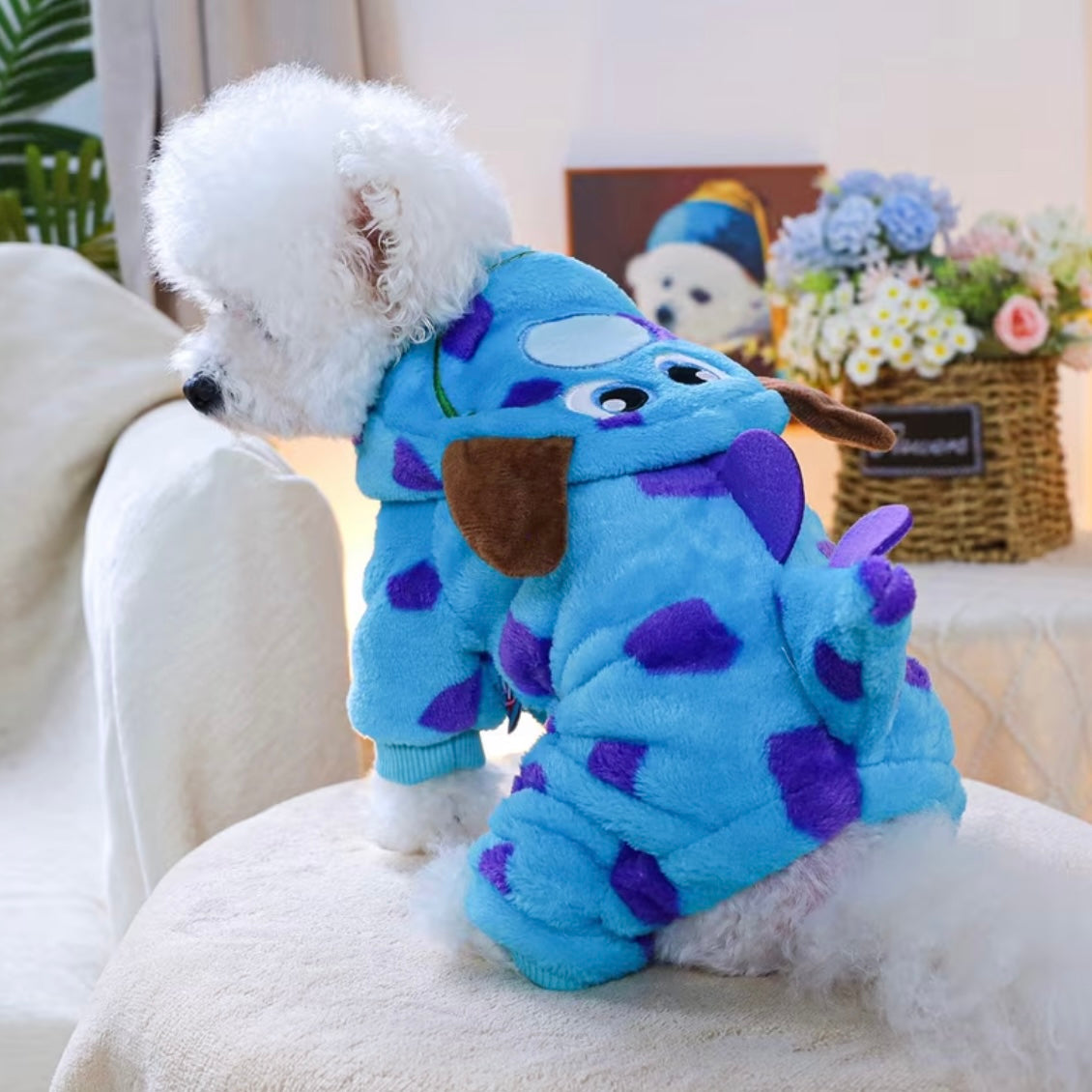 Зимен гащеризон за домашни любимци BLUE