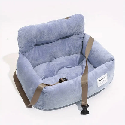 Плюшена седалка за пътуване Small Blue