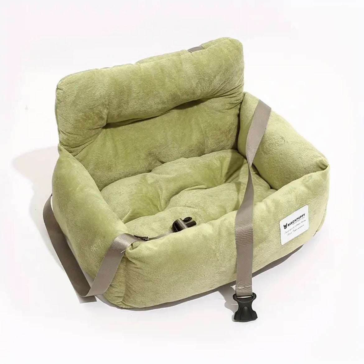 Плюшена седалка за пътуване Small Green