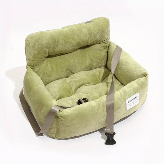 Плюшена седалка за пътуване Small Green