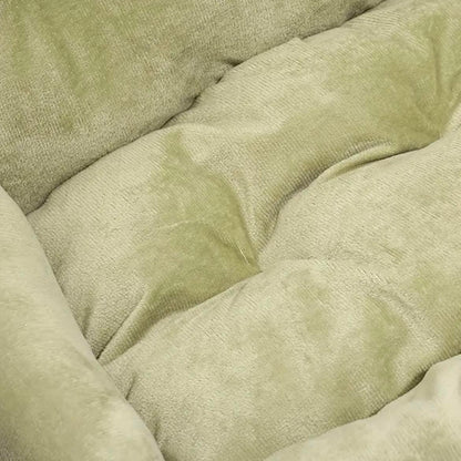 Плюшена седалка за пътуване Small Green