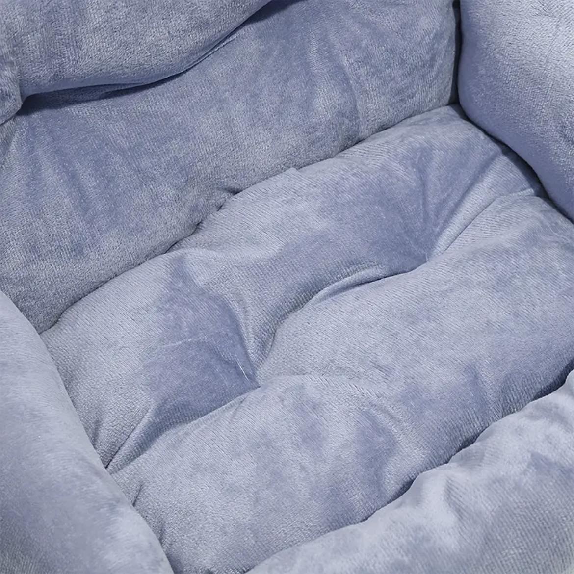 Плюшена седалка за пътуване Small Blue