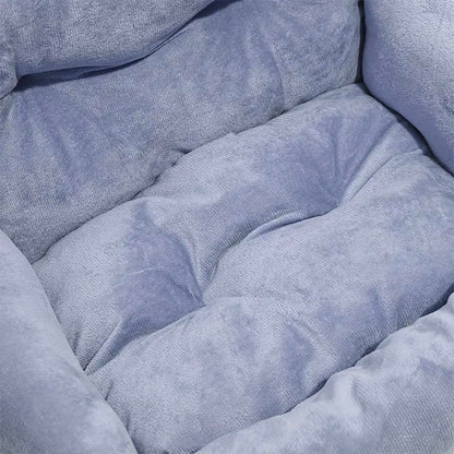 Плюшена седалка за пътуване Small Blue